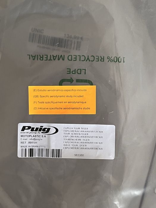 Bolha Puig Triumph Tiger