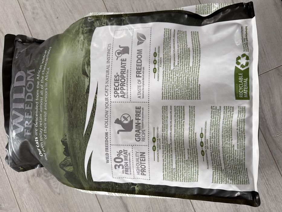 Wild freedom karma dla kota bezzbozowa sucha jagniceina  6,5 kg