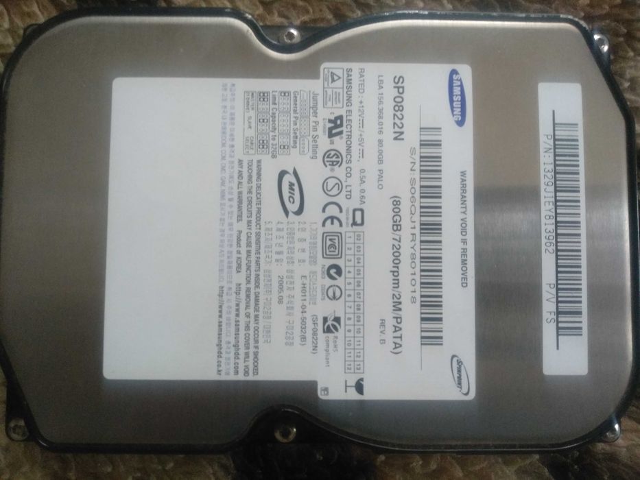 Продам жесткий диск 80Гб ATA/IDE (Samsung)