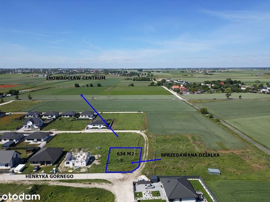 Atrakcyjna działka budowlana/634 m2/osiedle domków/MPZP-MN