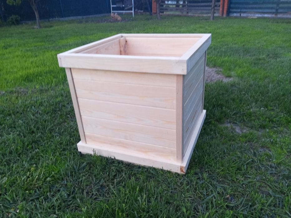 Дерев'яний ящик для квітів, кашпо, ящик для туй