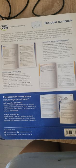 Maturalne karty pracy biologia na czasie 1