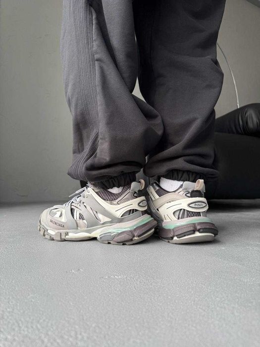 Чоловічі кросівки Balenciaga Track "Grey/Beige" Розміри 40-45