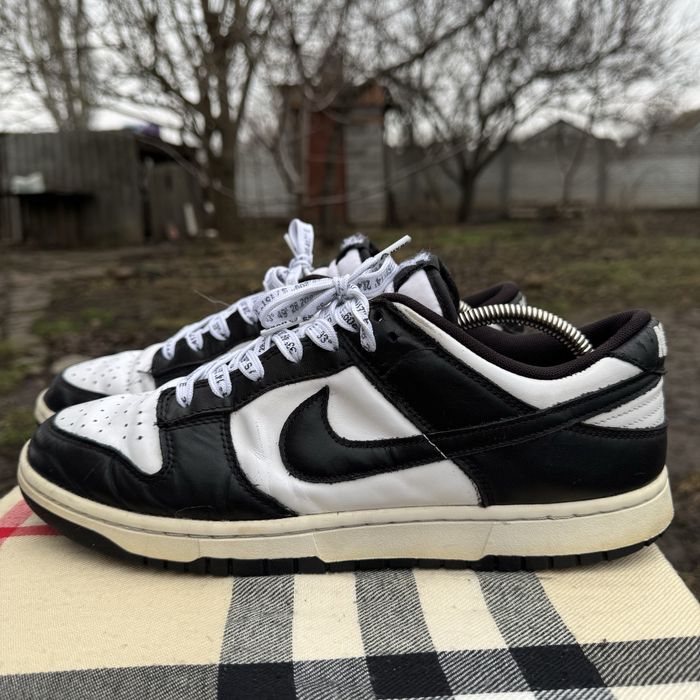 Кроссовки Nike Dunk Low Retro Black/White, 45,5 размер, Оригинал