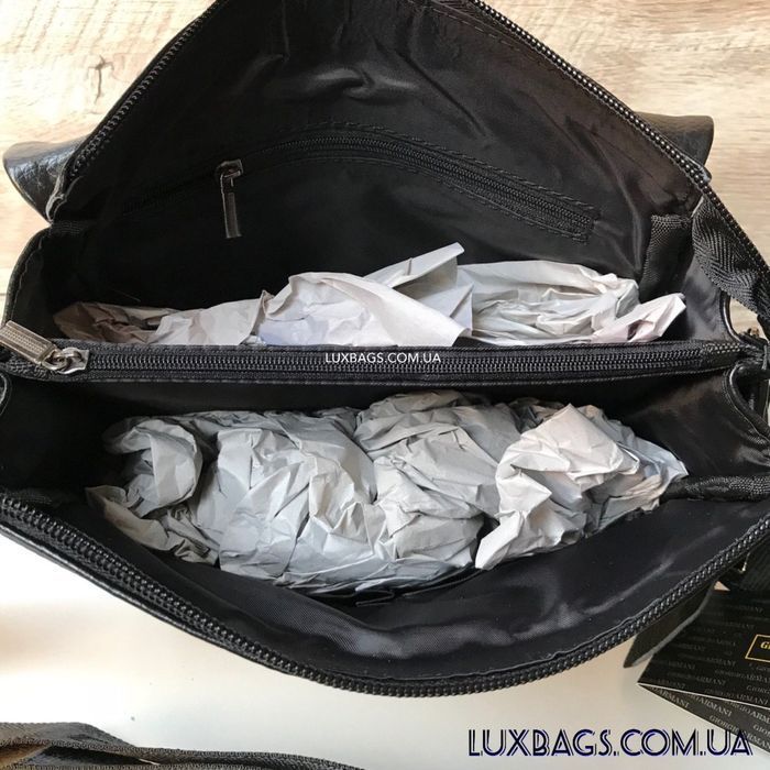 Мужская кожаная сумка через плечо Armani Армани