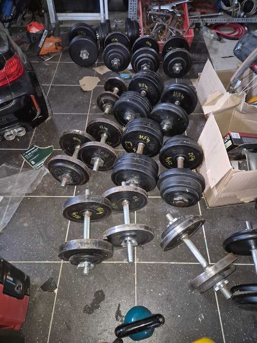 Hantle żeliwne  hantelki