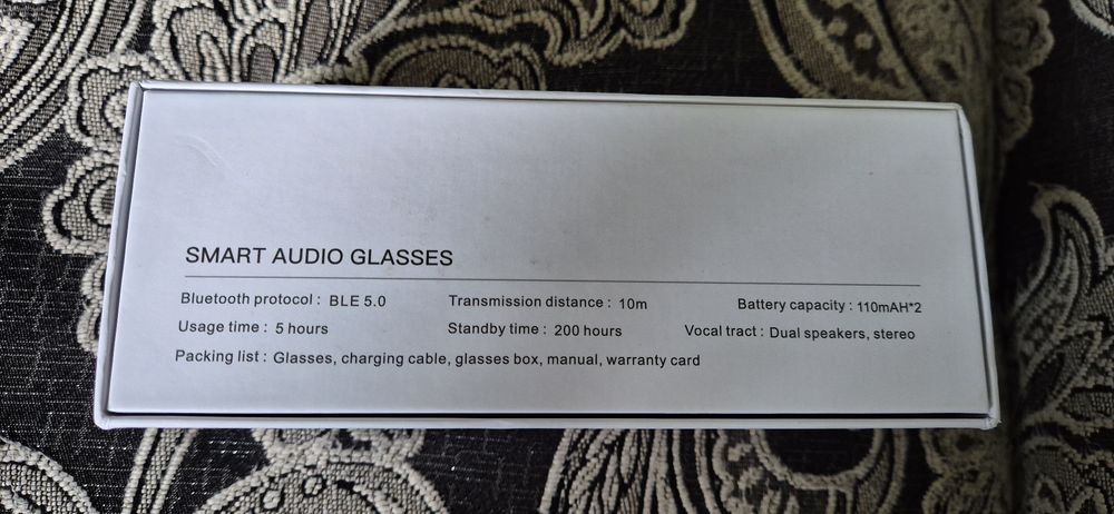 Smart audio glasses