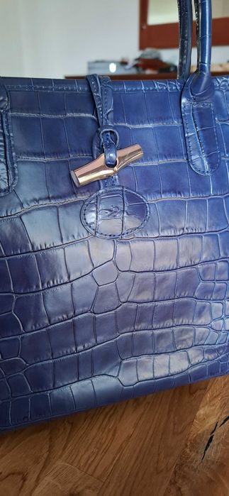 Torba Lonchamp Roseau dark blue