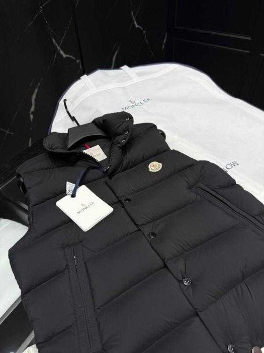 Жилетка MONCLER Чорная монклер мужская новая все бирки M L XL XXL 3XL