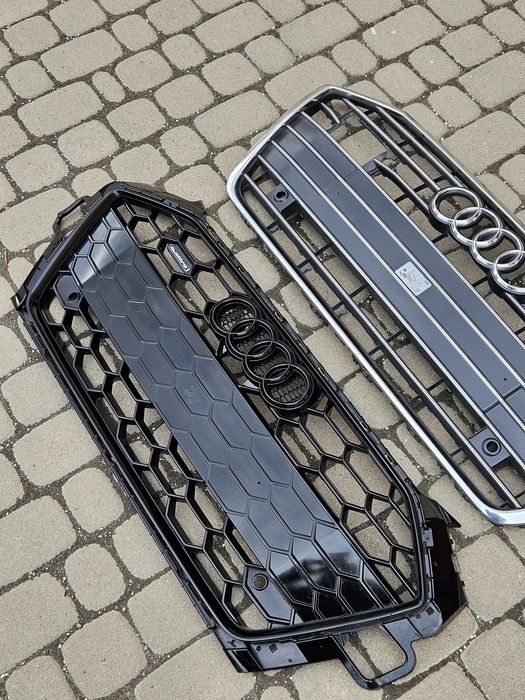 Решітка радіатора Audi A4 S-line 8W0853651 решітка A4 b9 Audi  Решітка ауді RS4 B9