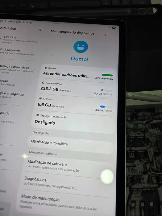Samsung Tab S9 Plus FE 12Gb 256 Gb Tec PT
