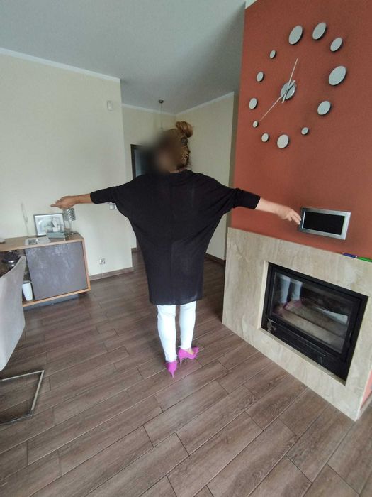 sweterek tunika długa piękna