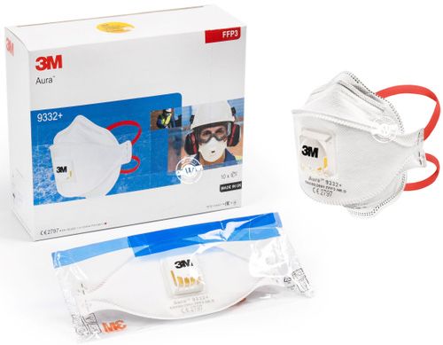 Респиратор с клапаном 3M9322+;3M9332+;3M9925;3M9926;M1200VWC