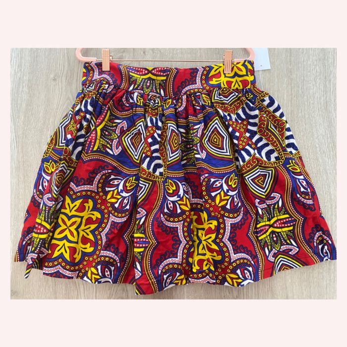 African Print Co Ord Conjunto Saia Macacão XL