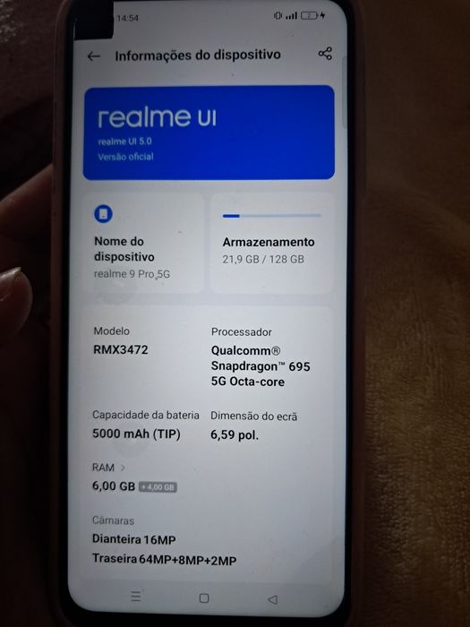Vendo realme 9 pro 5G