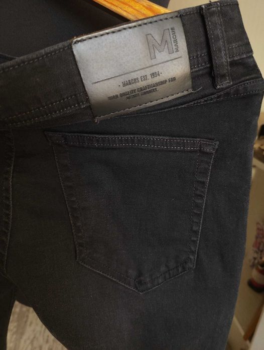 Джинсы Marcus jeans Germany w33 stretch dark grey.
