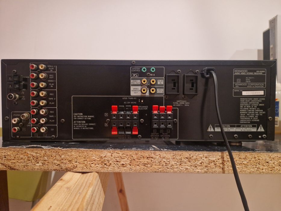 KENWOOD KR-6060 Audio/Video Stereo Receiver