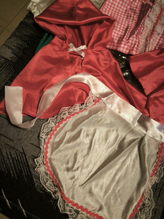 Disfarce de carnaval Capuchinho vermelho para menina 3/4 anos