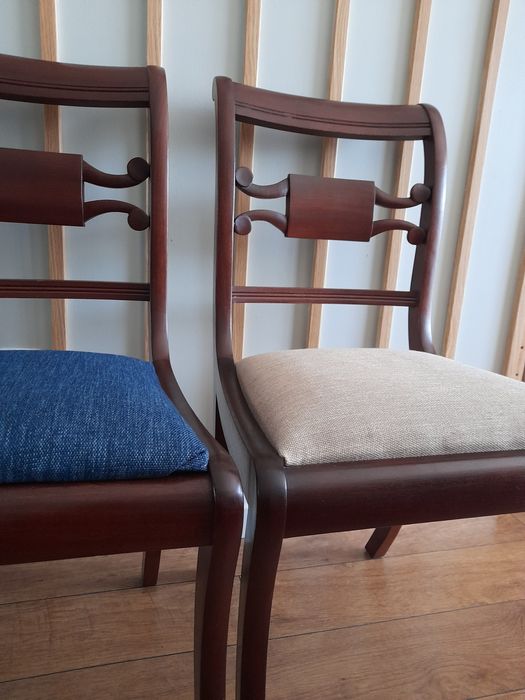 Cadeiras estilo inglês madeira maciça