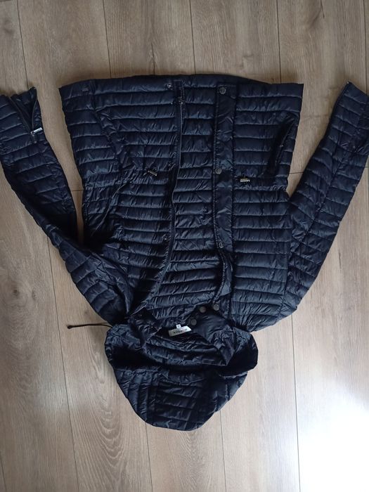 Kurtka lekka puchowa z kapturem