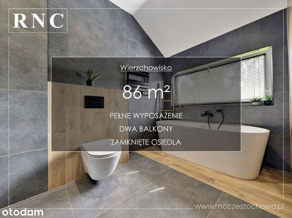 Wierzchowisko | Osiedle Wrzosowe | Dwa balkony i poddasze | 86 m²