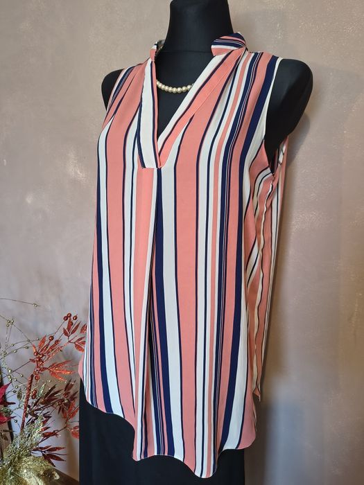 Lekka zwiewna elegancka bluzka r. XL