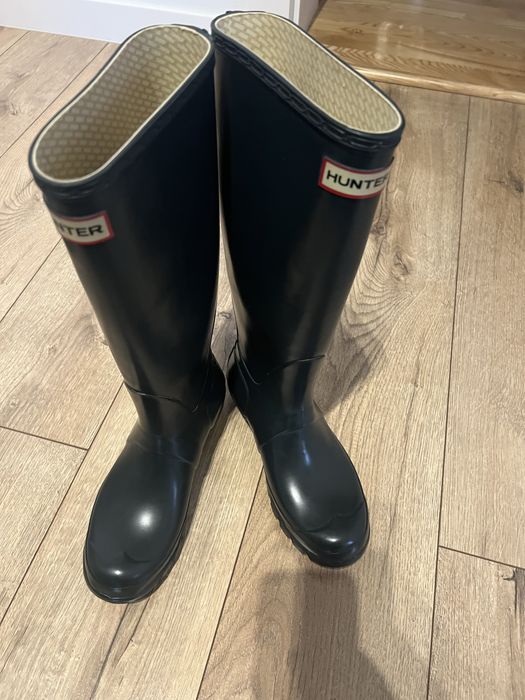 Oryginalne kalosze damskie rozm. 38 HUNTER w bardzo dobrym stanie.