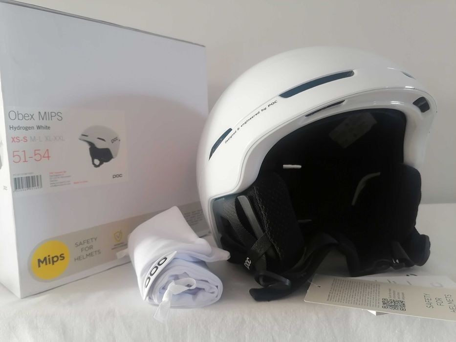 Kask narciarski POC Obex Mips Hydrogen White XS/S 51-54cm