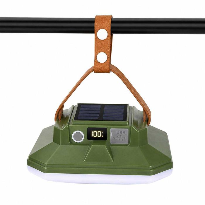 Ліхтар туристичний JK-06 зі знімним повербанком, LED-освітленням, USB-зарядкою, акумуляторний кемпінговий ліхтар