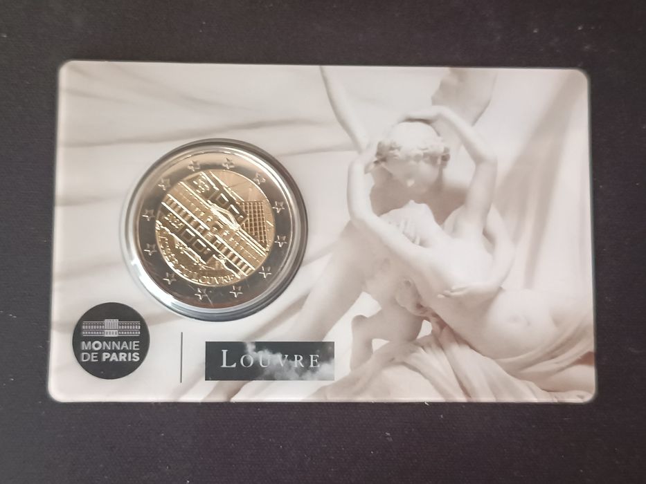 Moneta okolicznościowa 2 euro Francja 2025 Luwr