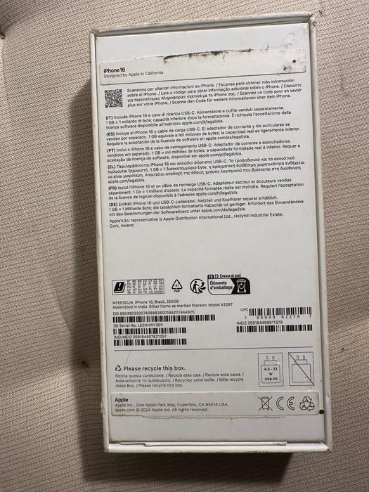 Iphone 16 preto