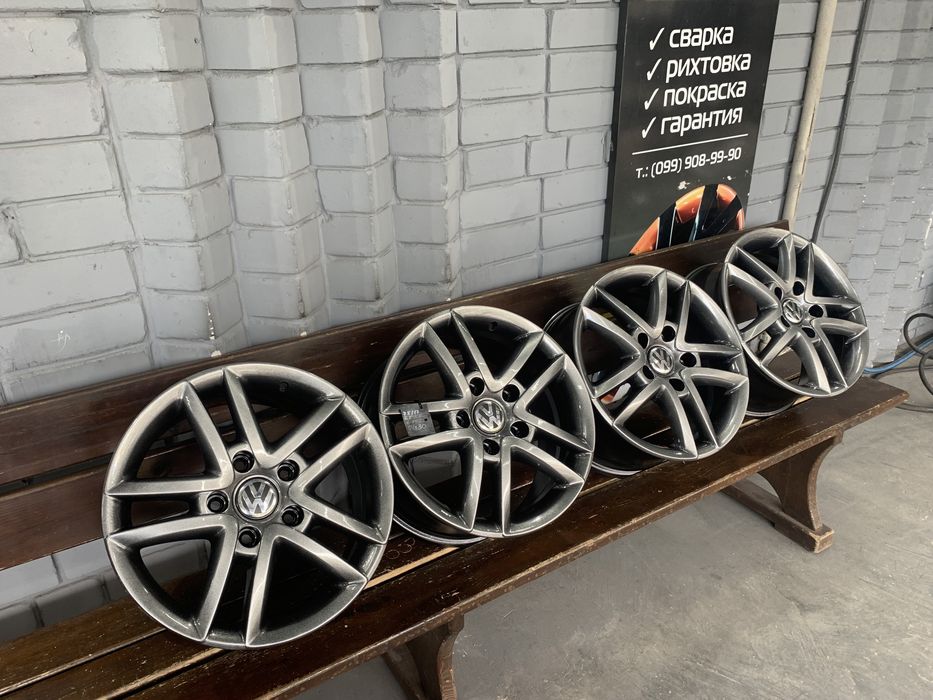 99 Оригинальные литые диски Volkswagen touareg 5/130 R17 et55