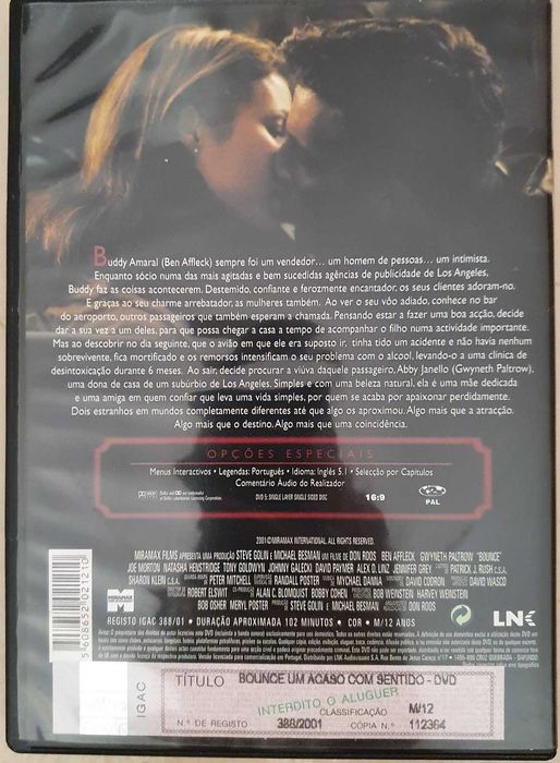 DVD Bounce - Um acaso com Sentido