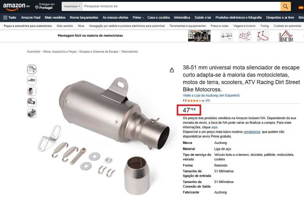 peças de carro e mota (artigo NOVO)