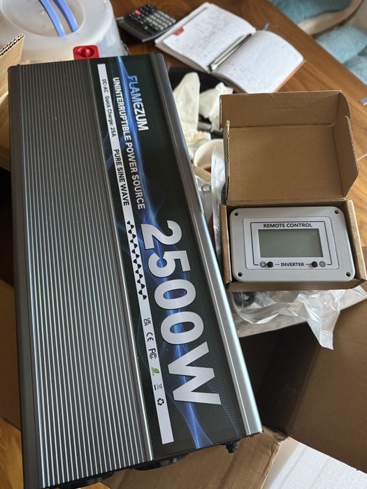 Інвертор 12v 5000w Чистий сінус