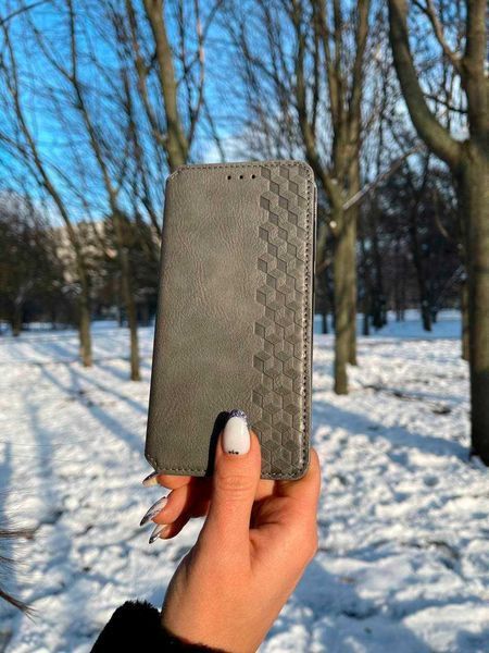 Чохол книжка Premium з 3D тисненням у вигляді кубіка Xiaomi Redmi 10