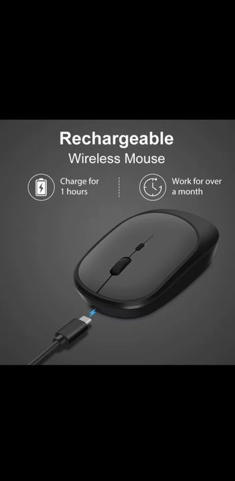 матовая аккумуляторная мышка