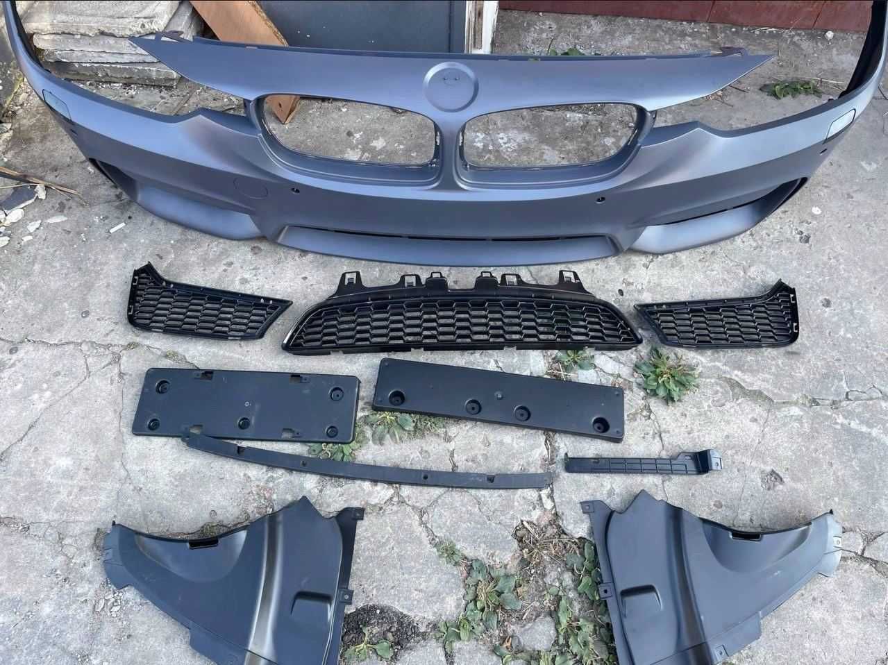 Передний задний бампер бмв ф30 BMW F30 обвес М-пакет и М3лук бампер: 12 ...