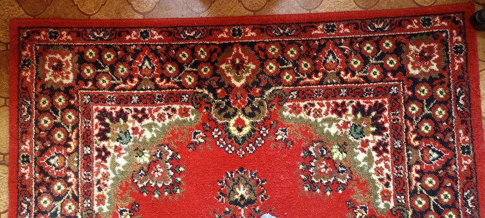 Шерстяной ковер 200×137 см | плотный, тёплый | классика