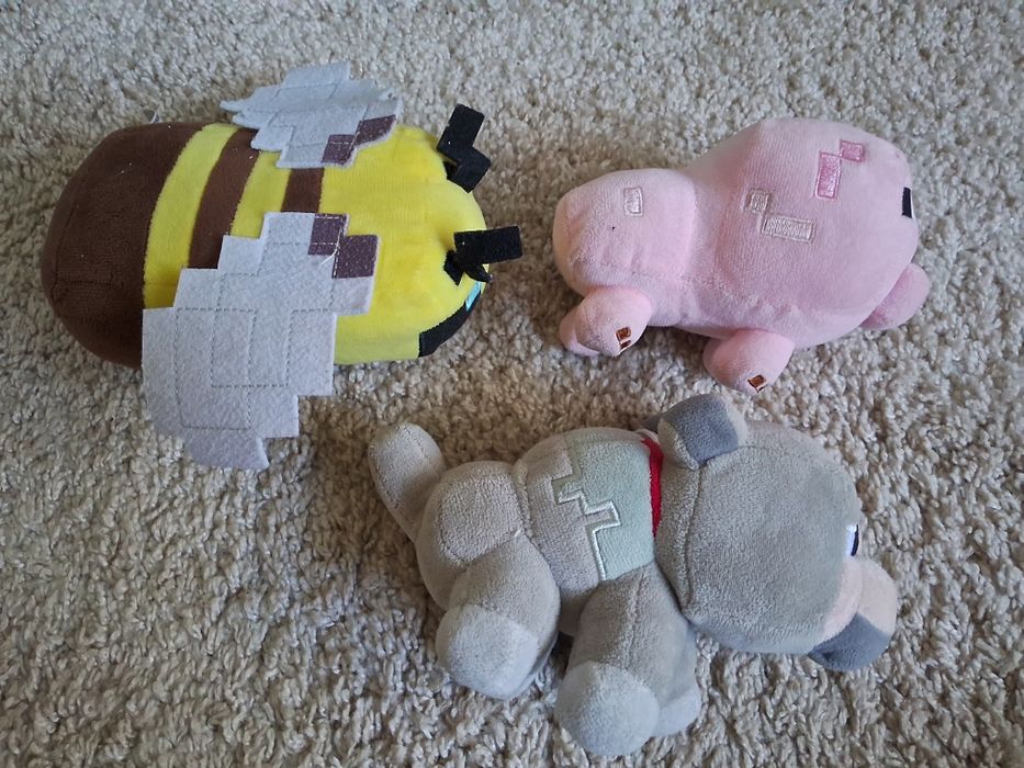 Мягкие игрушки Minecraft, майнкрафт