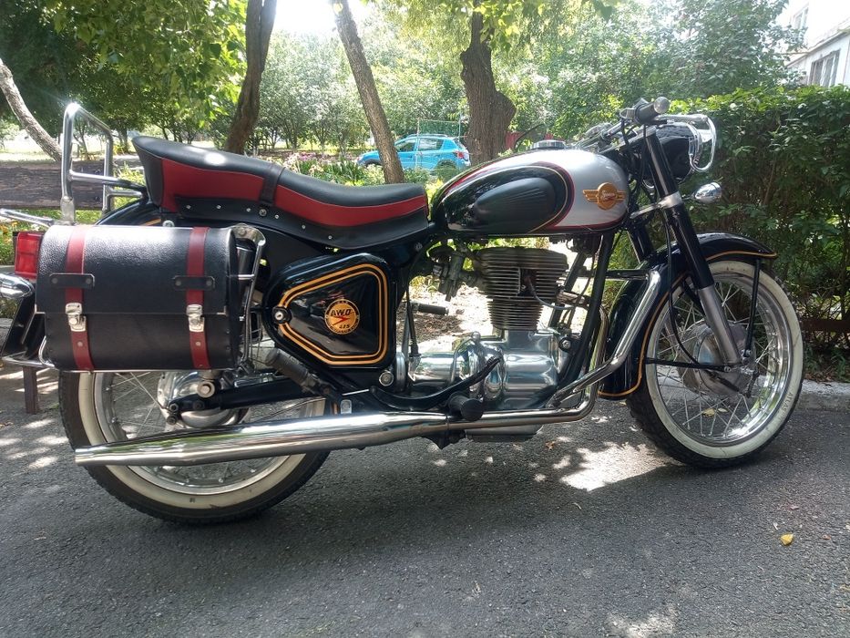 Simson avo 425 sport. Ретро мотоцикл