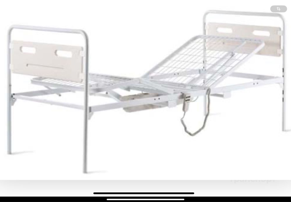 Кровать медицинская с электроприводом, с матрацом