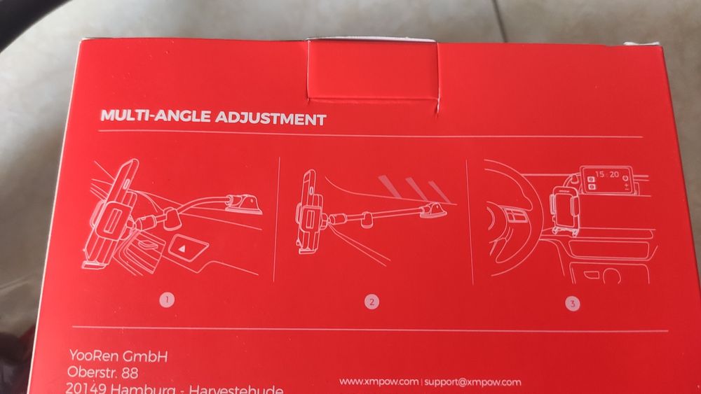 Suporte telemóvel carro multi angulos