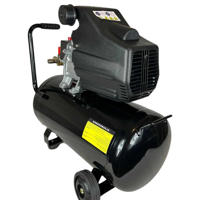 Kompresor olejowy 50L sprężarka z zestawem kit Eurotec