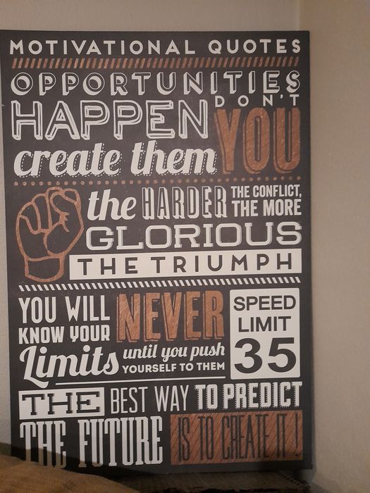 Quadro motivacional grandes dimensões