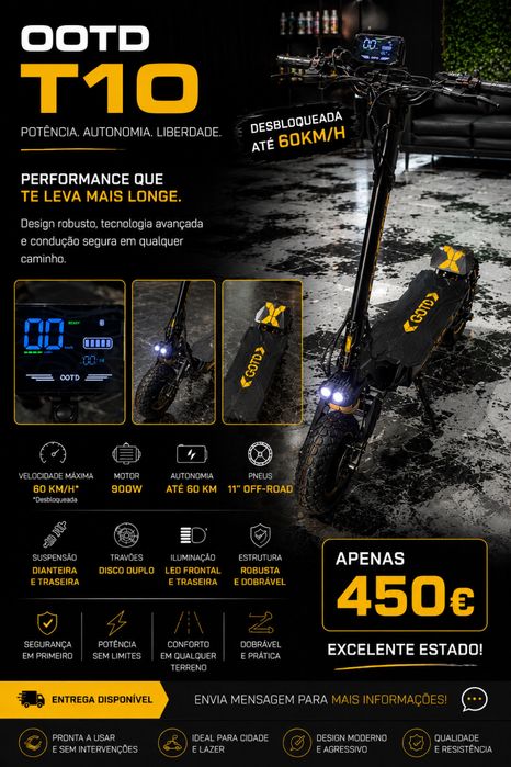 OOTD T10 900w Nova, em caixa ainda