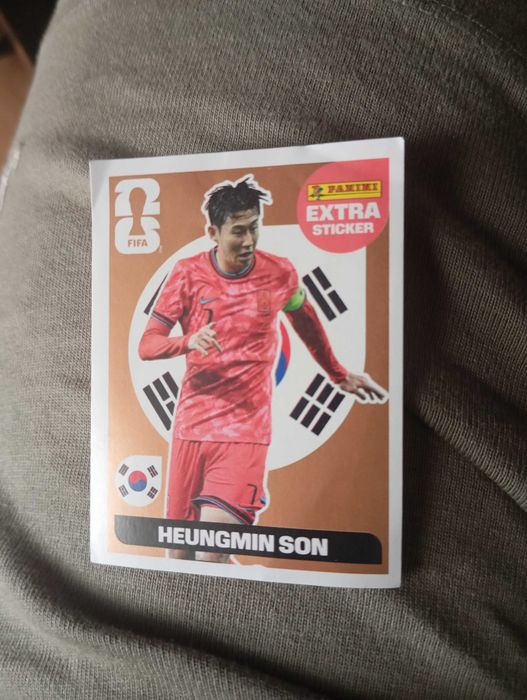 Cromo extra sticker Heungmin son bronze