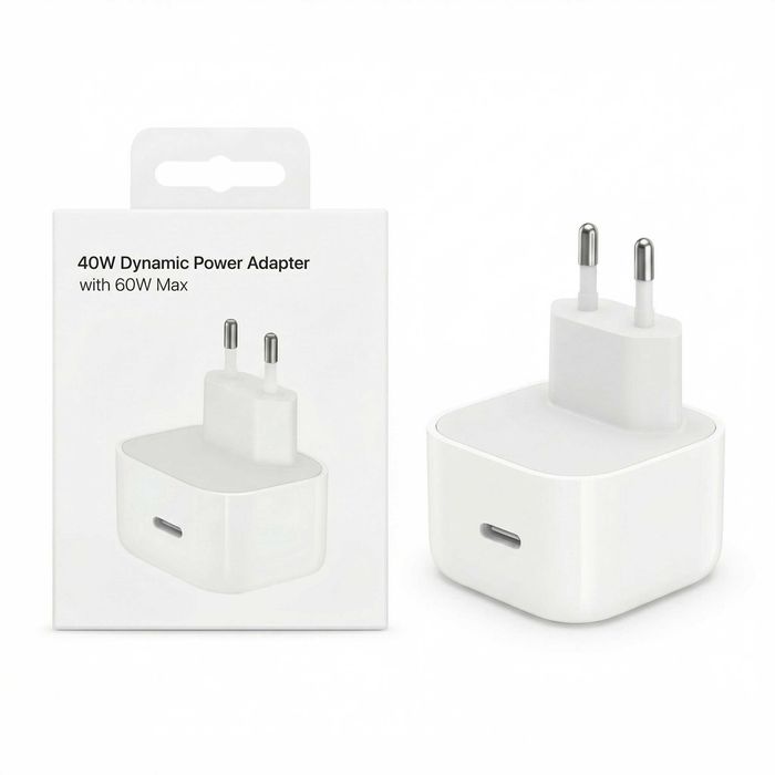 ZESTAW - Ładowarka 60W USB-C + Kabel do Apple iPhone iPad MacBook | NOWY