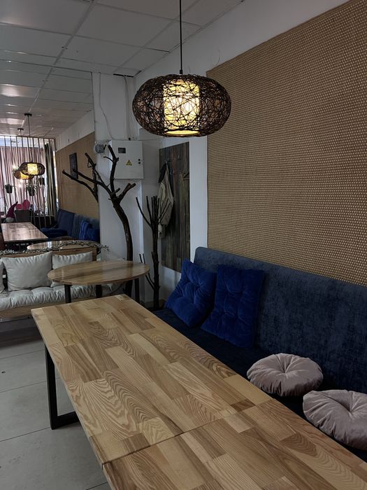 Стол лофт Дерев’яна столешниця Стіл обідній