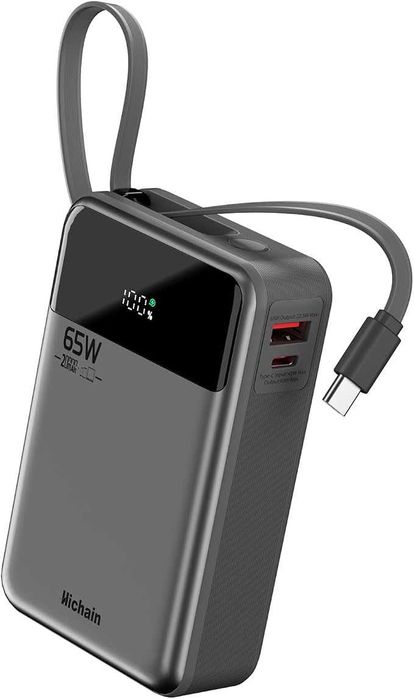 Powerbank 20000mAh 65W Power Bank USB-C